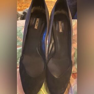 MIU MIU Black and Grey Heels